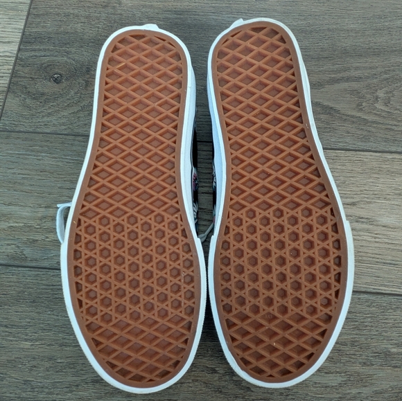 Vans Off the Wall Women's Doheny Lace Up Style Dark Floral Multicolor Black Sz 8 - Picture 7 of 7